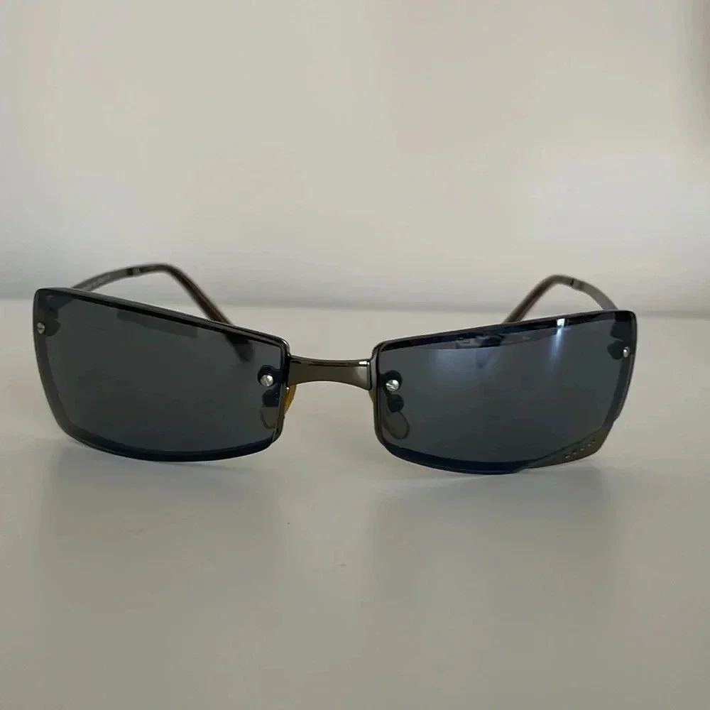 Gucci vintage retro frameless sunglasses - Picture 4 of 14